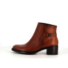 Bottine marron en cuir